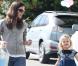Jennifer Garner emmène sa fille Violet (Californie, 30 octobre 2010)
