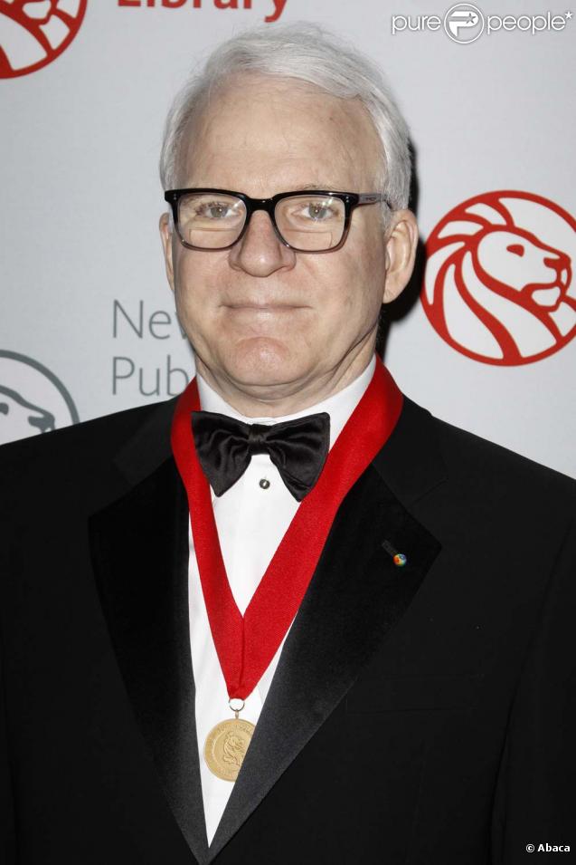 Gala des Library Lions à New York, le 1 novembre 2010 : Steve Martin 