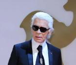 Cérémonie des Bambi Awards, à Potsdam, le 11 novembre 2010 : Karl Lagerfeld 