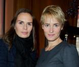 Brune de Margerie et Judith Godrèche lors du Sparkling Lunch du joaillier Vhernier au Plaza Athénée à Paris le 18 novembre 2010