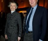 Le Prince et la Princesse Robin Zu Sayn Wittgenstein lors du Sparkling Lunch du joaillier Vhernier au Plaza Athénée à Paris le 18 novembre 2010