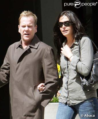 Kieffer Sutherland et sa nouvelle petite amie Siobhan Bonnouvrier