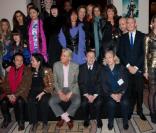 Créateurs et organisateurs réunis lors de la soirée Frimousses des créateurs au Petit Palais le 29 novembre 2010