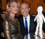 Sarah Marshall et Jean-Claude Jitrois  lors de la soirée Frimousses des créateurs au Petit Palais le 29 novembre 2010