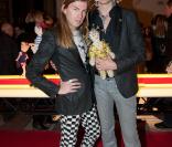 Christophe Guillarmé et le designer Tilmann Grawe lors de la soirée Frimousses des créateurs au Petit Palais le 29 novembre 2010