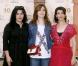 Marjane Satrapi, Emmanuelle Seigner et Hiam Abbass, membres du jury courts métrages du 10e Festival International du Film de Marrakech, à Marrakech, le 5 décembre 2010.