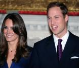 Le prince William et sa fiancée, Kate Middleton.