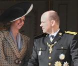 Albert de Monaco et Charlene Wittstock.  