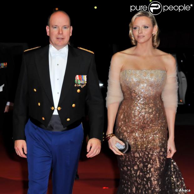 Albert de Monaco et Charlene Wittstock.  