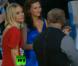 Ornella Muti lors de la performance de Vladimir Poutine durant un gala de bienfaisance à Saint-Petersbourg
