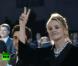 Sharon Stone lors de la performance de Vladimir Poutine durant un gala de bienfaisance à Saint-Petersbourg