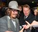 Johnny Depp à l'occasion de l'avant-première allemande de The Tourist , qui s'est tenue au Cinestar Cinema de Berlin, le 14 décembre 2010.