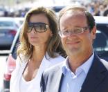 François Hollande et sa compagne Valérie Trierweiler, le 29 août 2010. 