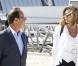 François Hollande et sa compagne Valérie Trierweiler, le 29 août 2010.