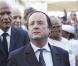François Hollande, le 20 avril 2008, aux obsèques d'Aimé Césaire, à Fort-de-France.