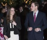 Kate Middleton et son fiancé le prince William en décembre 2010 