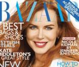 Nicole Kidman, en couverture de Harper's Bazaar 
