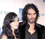 Katy Perry et Russell Brand lors d'une soirée caritative à New York en décembre 2010 