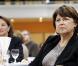 Déjeuner lors de la commémoration du 15e anniversaire de François Mitterrand le 8 janvier 2011 à Jarnac : Ségolène Royal et Martine Aubry