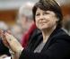 Déjeuner lors de la commémoration du 15e anniversaire de François Mitterrand le 8 janvier 2011 à Jarnac : Martine Aubry