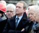 Bertrand Delanoë lors de la commémoration du 15e anniversaire de la mort de François Mitterrand à Jarnac, le 8 janvier 2011