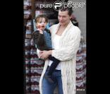 Milla Jovovich n'est pas maquillée ? Pas grave, toute l'attentio est sur sa fille Ever Gabo ! 