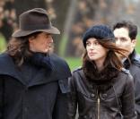 Rupert Friend et Keira Knightley en mars 2007 à Hyde Park à Londres 