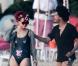 Rihanna, déchaînée, décompresse sur une plage de la Barbade avec des amis. Décembre 2010