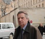  Patrick Duhamel lors des funérailles de Bernard Mazières à l'Eglise Saint Sulpice à Paris le 14 janvier 2011 