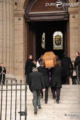  Funérailles de Bernard Mazières à l'Eglise Saint Sulpice à Paris le 14 janvier 2011 
