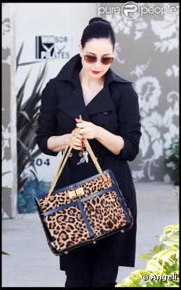 Dita von Teese à Los Angeles, le 20 janvier 2011.