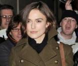 Keira Knightley à Londres, le 25 janvier 2011.