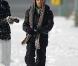 Hugh Jackman et ses enfants Oscar et Ava, dans les rues de New York le 27 janvier 2011