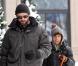 Hugh Jackman et ses enfants Oscar et Ava sont dans les rues de New York le 27 janvier 2011