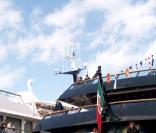 Giorgio Armani inaugure son nouveau yacht