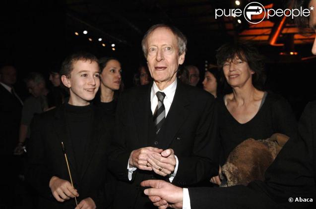 John Barry et Jane Birkin, à l'occasion du festival international Musique et Cinéma, à Auxerre, le 17 novembre 2007.