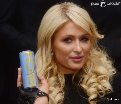 Paris Hilton à la bourse de Francfort, le 3 février 2011