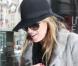 Kate Moss sort de la brasserie Lipp à Paris, le 4 février 2011.