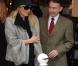 Kate Moss sort de la brasserie Lipp à Paris, le 4 février 2011.
