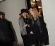 Kate Moss sort de la brasserie Lipp à Paris, le 4 février 2011.