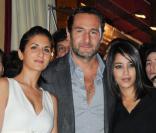 Géraldine Nakache, Gilles Lellouche et Leïla Bekhti lors du déjeuner des nominés des César le 5 février 2011