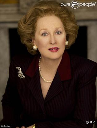 Meryl Streep est Margaret Thatcher dans  The Iron Lady .
