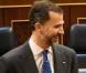 Letizia d'Espagne et Felipe d'Espagne visitent le congrès espagnol à Madrid, le 8 février 2011.