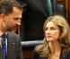 Letizia d'Espagne et Felipe d'Espagne visitent le congrès espagnol à Madrid, le 8 février 2011.