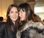 Paz de la Huerta et Zani Gugelmann au défilé Philosophy di Alberta Ferretti à New York, le 12 février 2011.