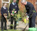 Le prince Charles en visite à la ferme