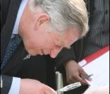Le prince Charles en visite à la ferme