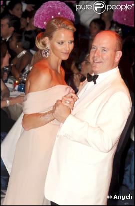 Albert de Monaco et Charlene Wittstock