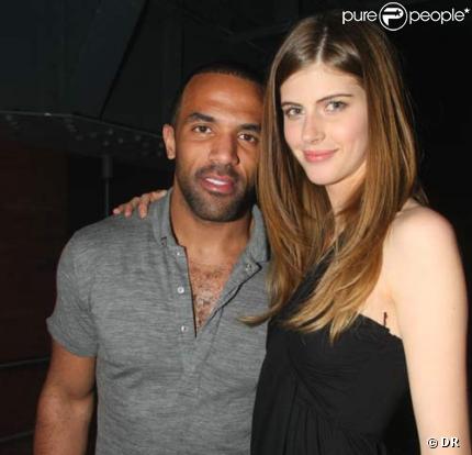 Craig David et Jen Messire, gagnante du concours Elite