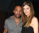 Craig David et Jen Messire, gagnante du concours Elite